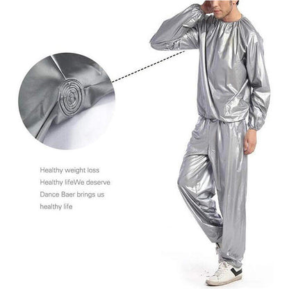 Sweat-wicking sauna suit