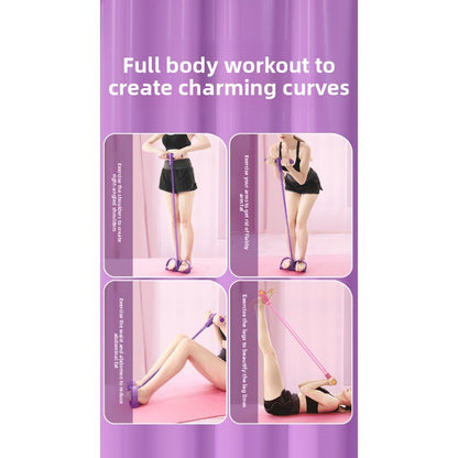 Pedal Pull Rope - Resistance Training Band with Foot Pedals