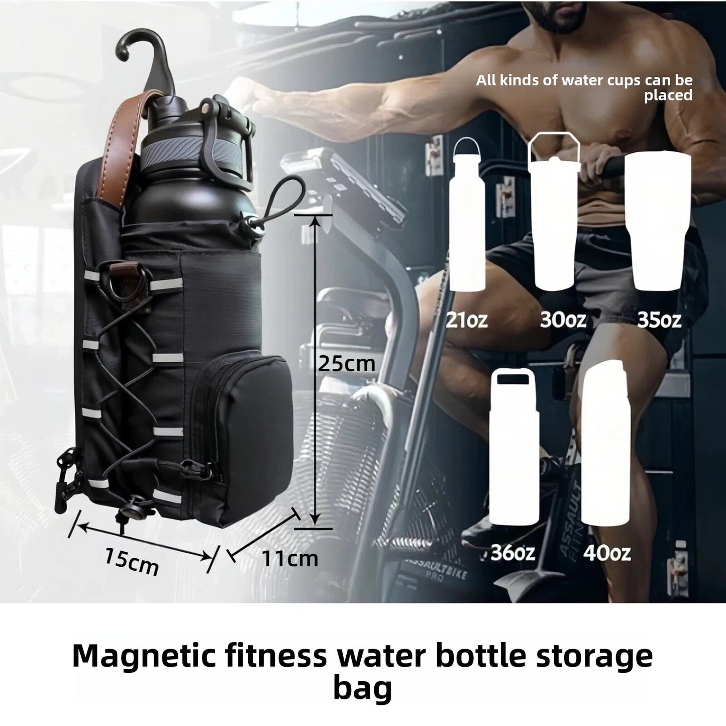 Magnetic Sports Hydration Waist Pack